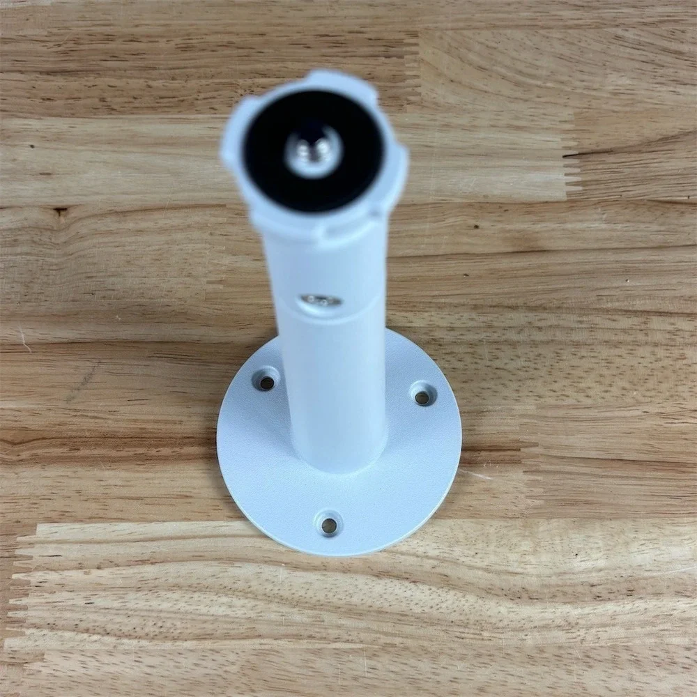 Adjustable CCTV Security Camera‎ Wall/Ceiling Mount Bracket White 3-Hole